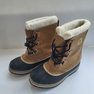 Sorel Mens Waterproof Brown Duck Boots Size 6